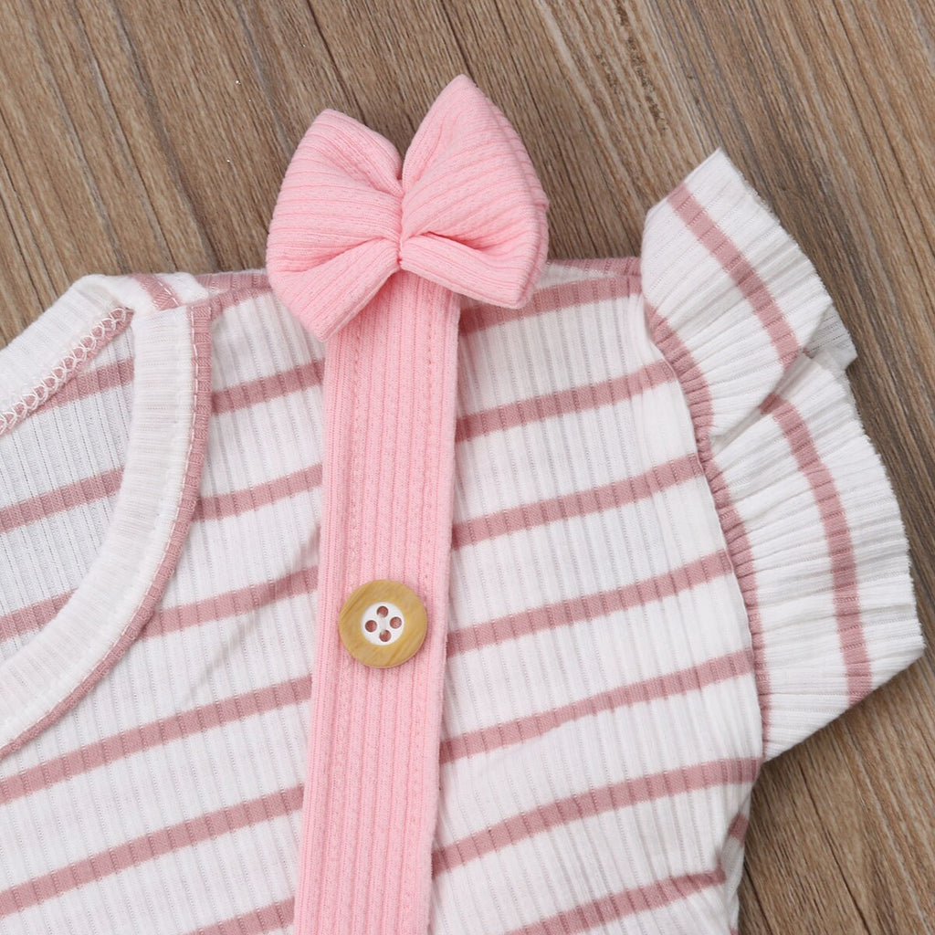 0 4T Little Girls 2Pcs Summer Outfits Toddler Kids