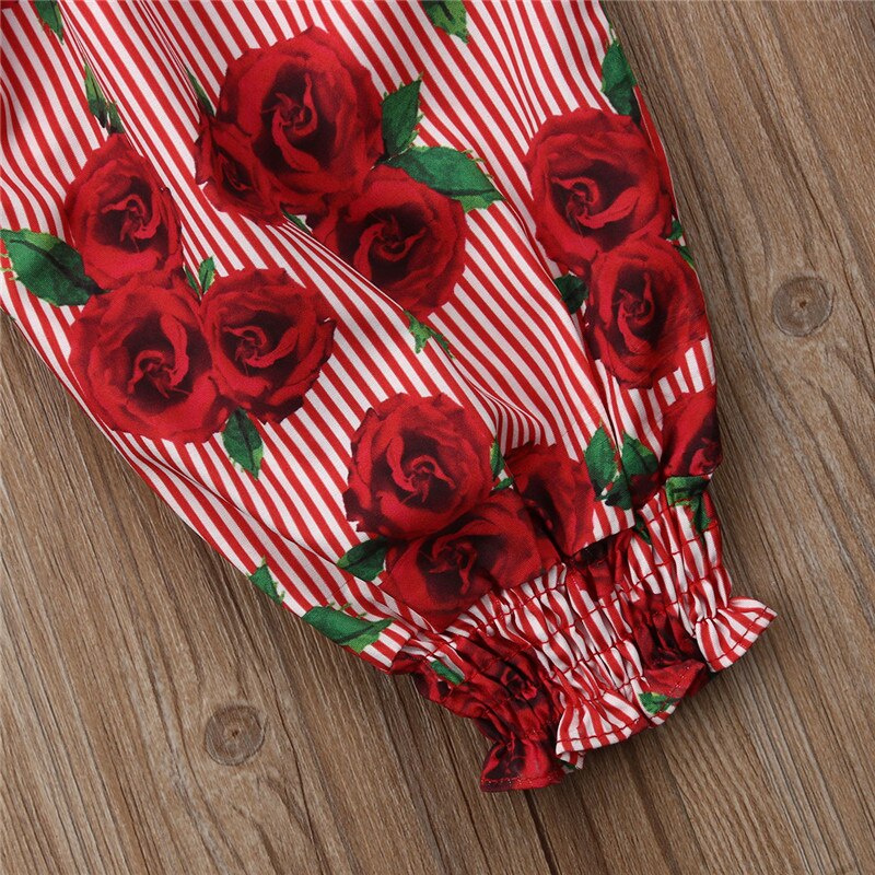 1-6Y Cute Summer Kids Baby Girl Clothes Floral