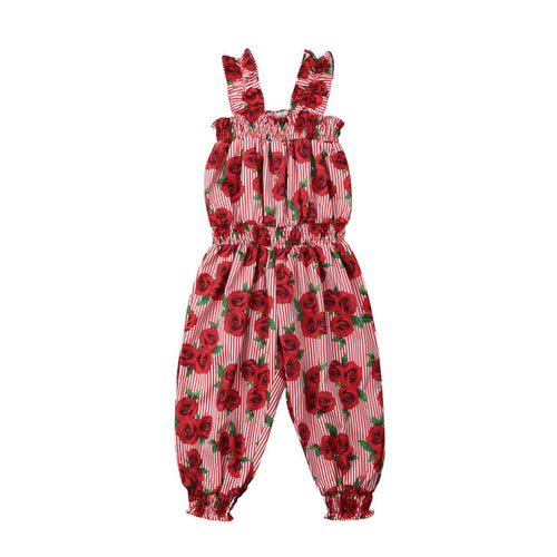 1-6Y Cute Summer Kids Baby Girl Clothes Floral