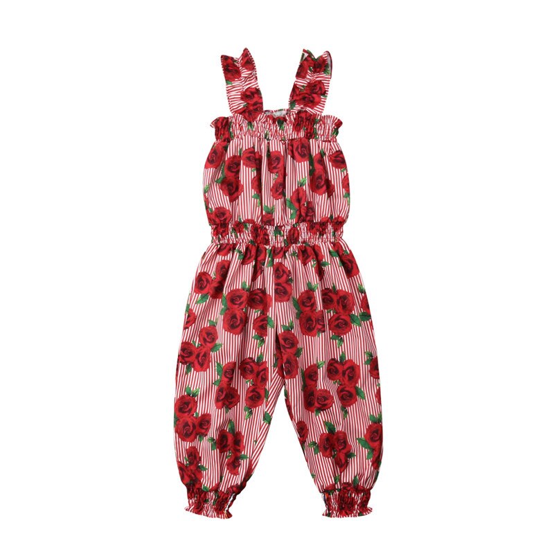 1-6Y Cute Summer Kids Baby Girl Clothes Floral