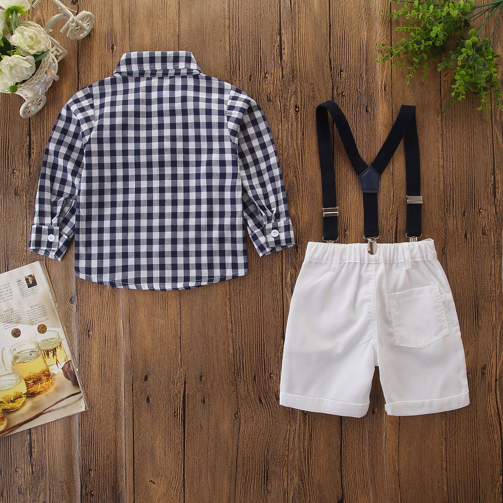 1 6Y Gentleman Infant Kids Baby Boys Clothes Sets