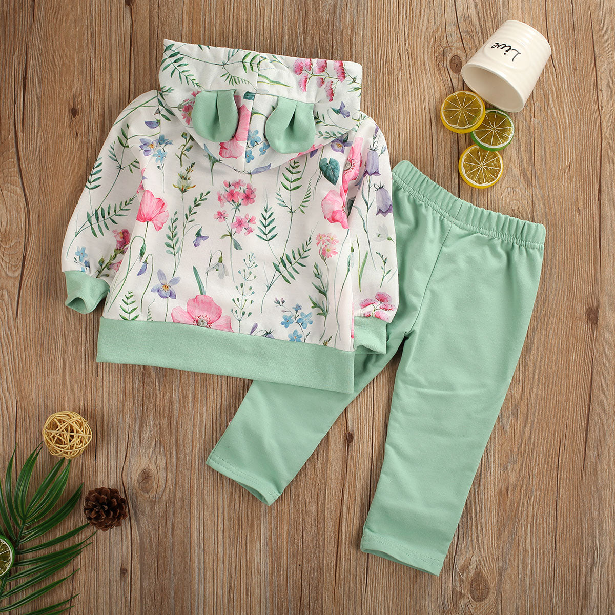 1 6Y Toddler Kids Baby Girl Clothes Sets Floral
