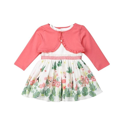 1 7Y Xmas Toddler Kids Baby Girls Clothes Sets
