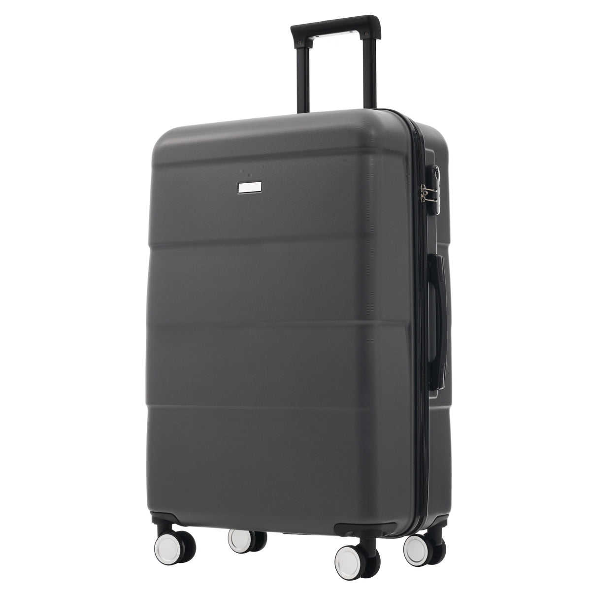 3-Piece ABS Hardshell Luggage Set with Password Lock, Spinner Wheels