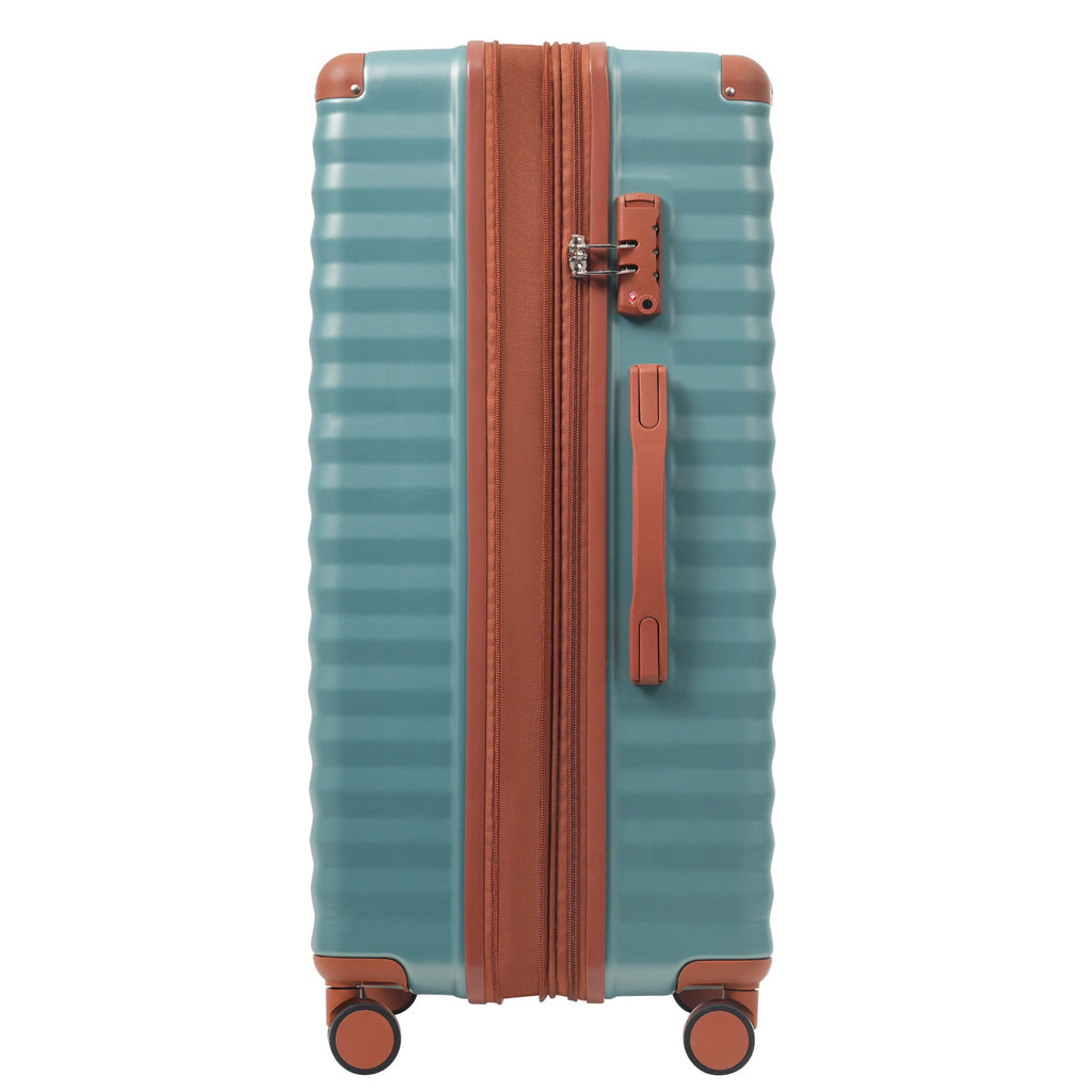 5-Piece ABS Hardshell Luggage Set with Front Opening, TSA Lock, USB