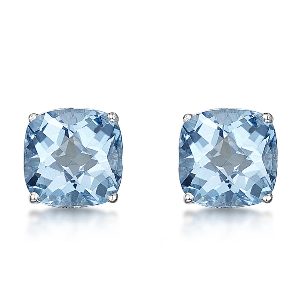 Dazzlers Birthstone Stud Earrings Sterling Silver