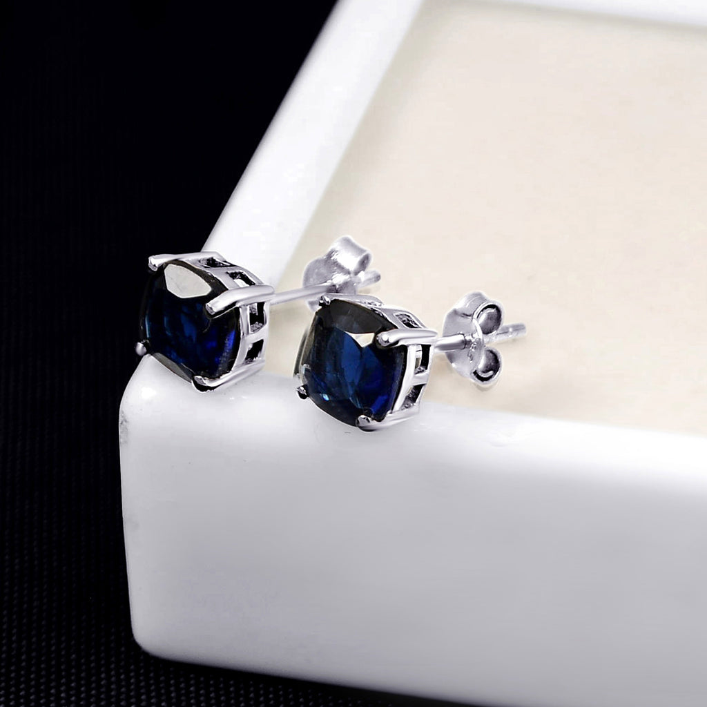 Dazzlers Birthstone Stud Earrings Sterling Silver