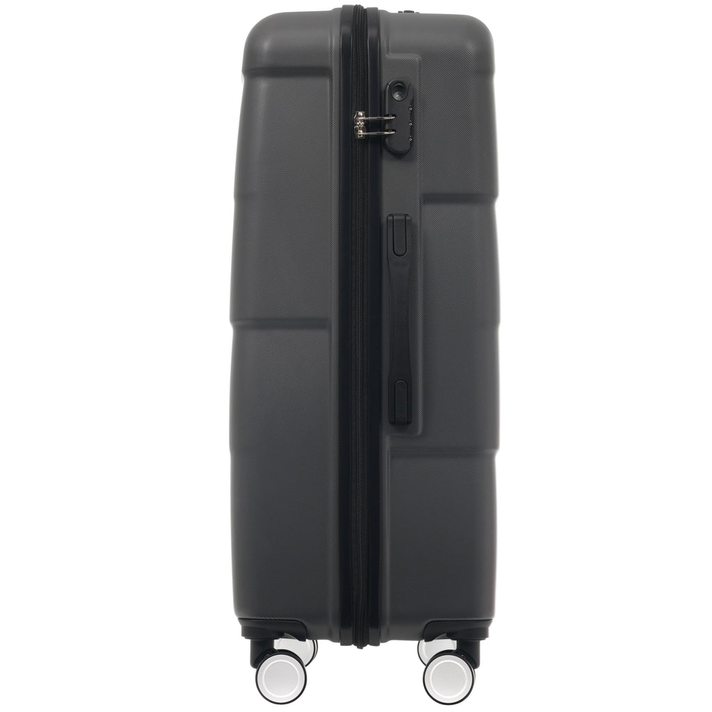 3-Piece ABS Hardshell Luggage Set with Password Lock, Spinner Wheels