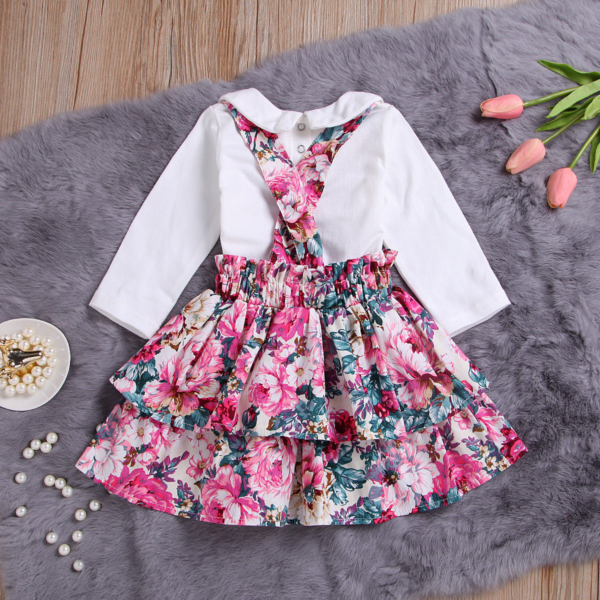 2018 New Pretty Infant Kids Baby Girls Clothes