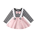 2019 Brand New Kids Baby Girls Stripes Clothes