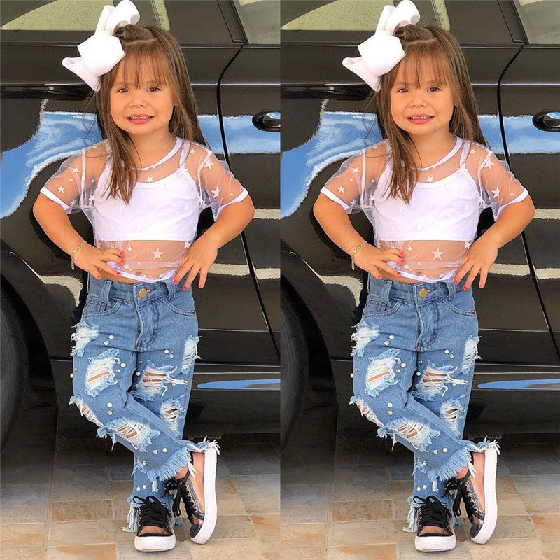 Fashion New Kids Baby Girls Outfits Clothes