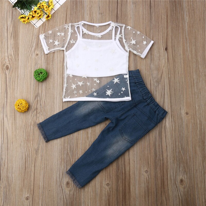 Fashion New Kids Baby Girls Outfits Clothes
