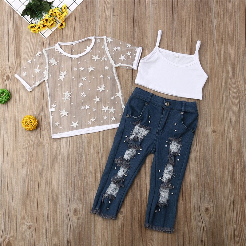 Fashion New Kids Baby Girls Outfits Clothes