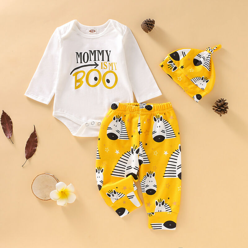 Newborn Kids Baby Girl Outfits Autumn Cotton