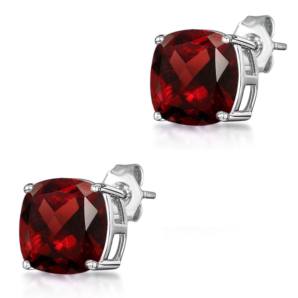 Dazzlers Birthstone Stud Earrings Sterling Silver