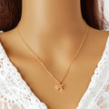 Minimalist Style Silver Chain Star Pendant Necklace Wholesale Price