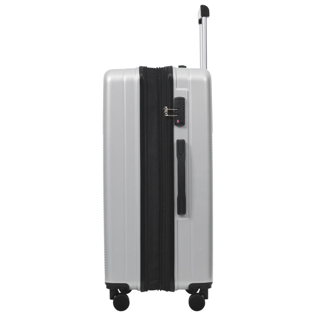 5-Piece ABS Hardshell Luggage Set with Half-Opening Cases and Double
