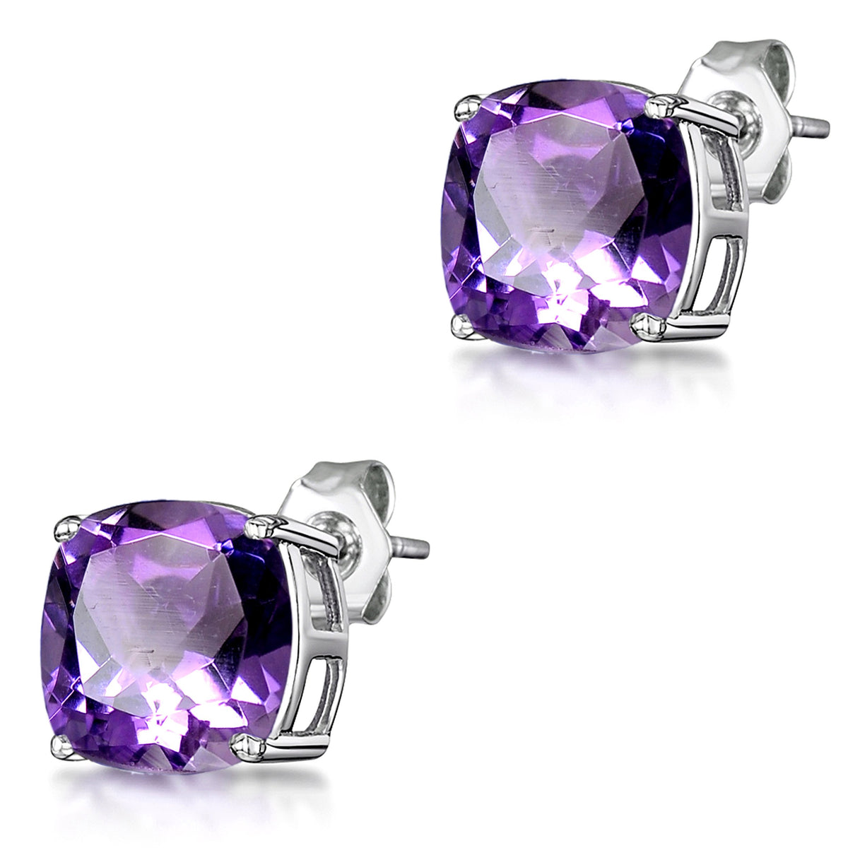 Dazzlers Birthstone Stud Earrings Sterling Silver