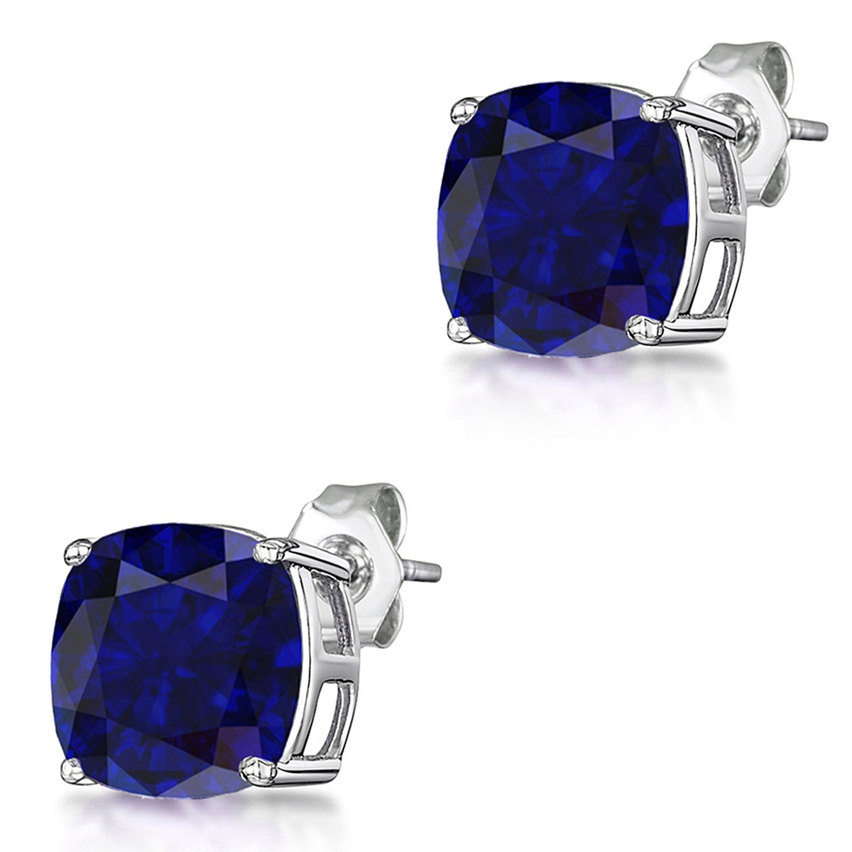 Dazzlers Birthstone Stud Earrings Sterling Silver
