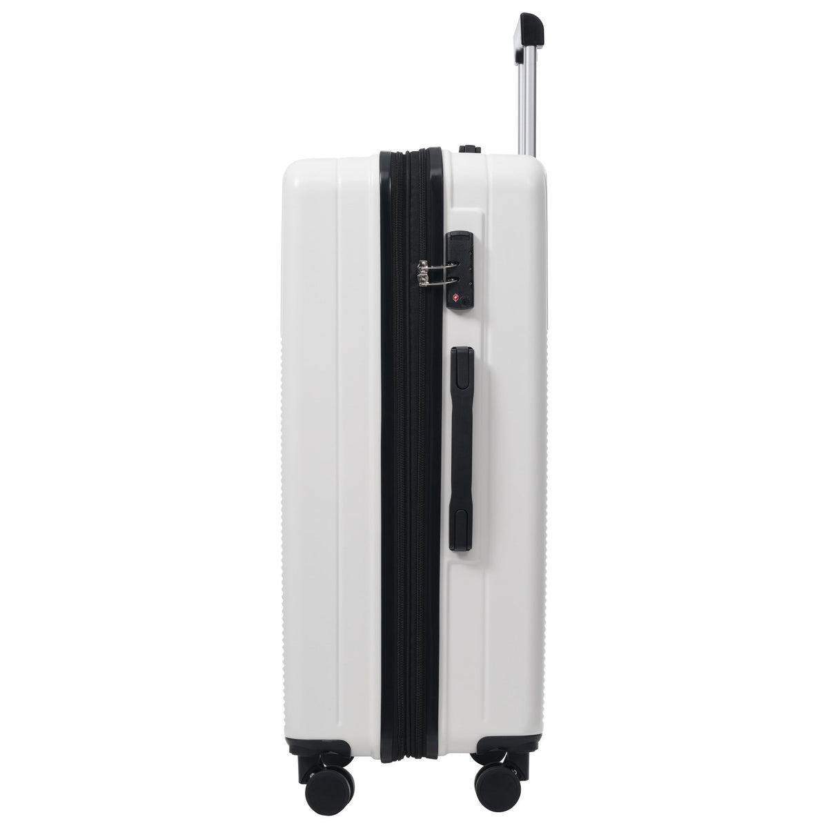 5-Piece ABS Hardshell Luggage Set with Half-Opening Cases and Double