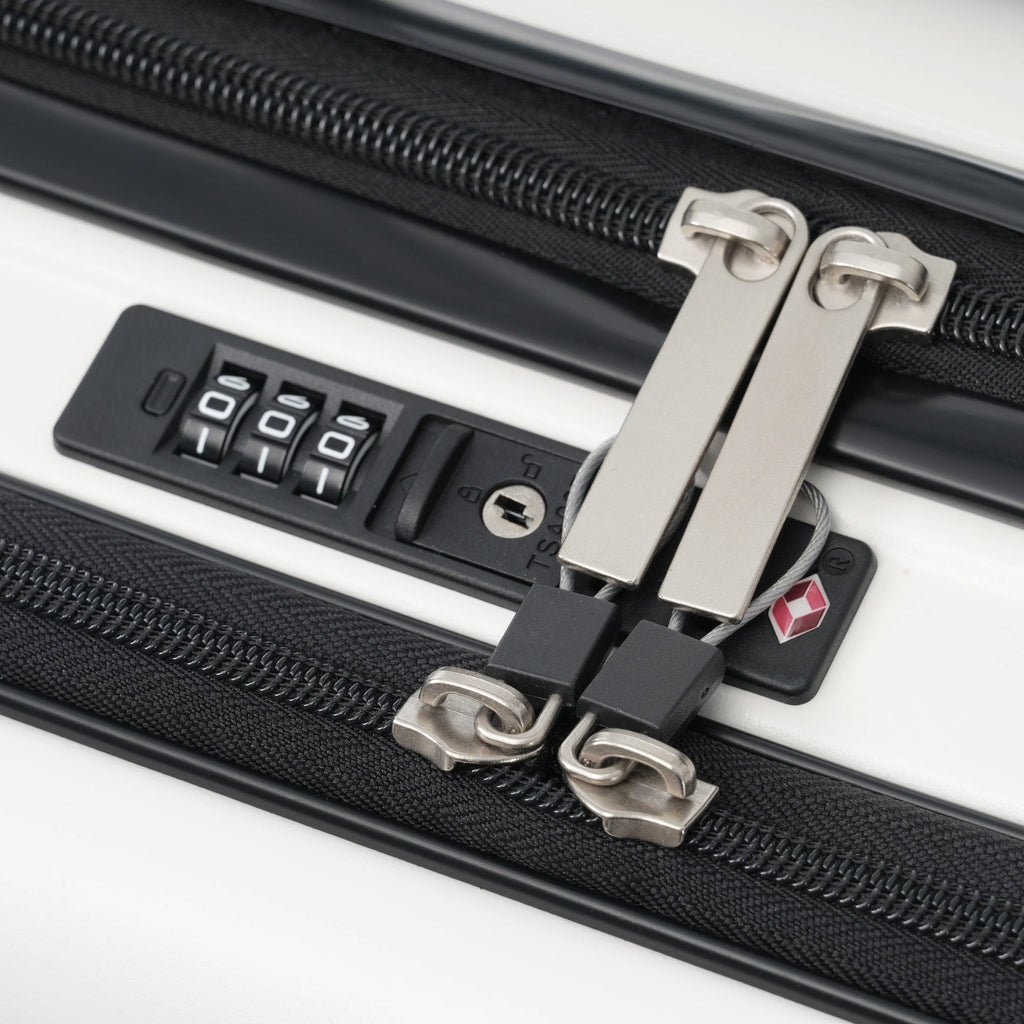 5-Piece ABS Hardshell Luggage Set with Half-Opening Cases and Double