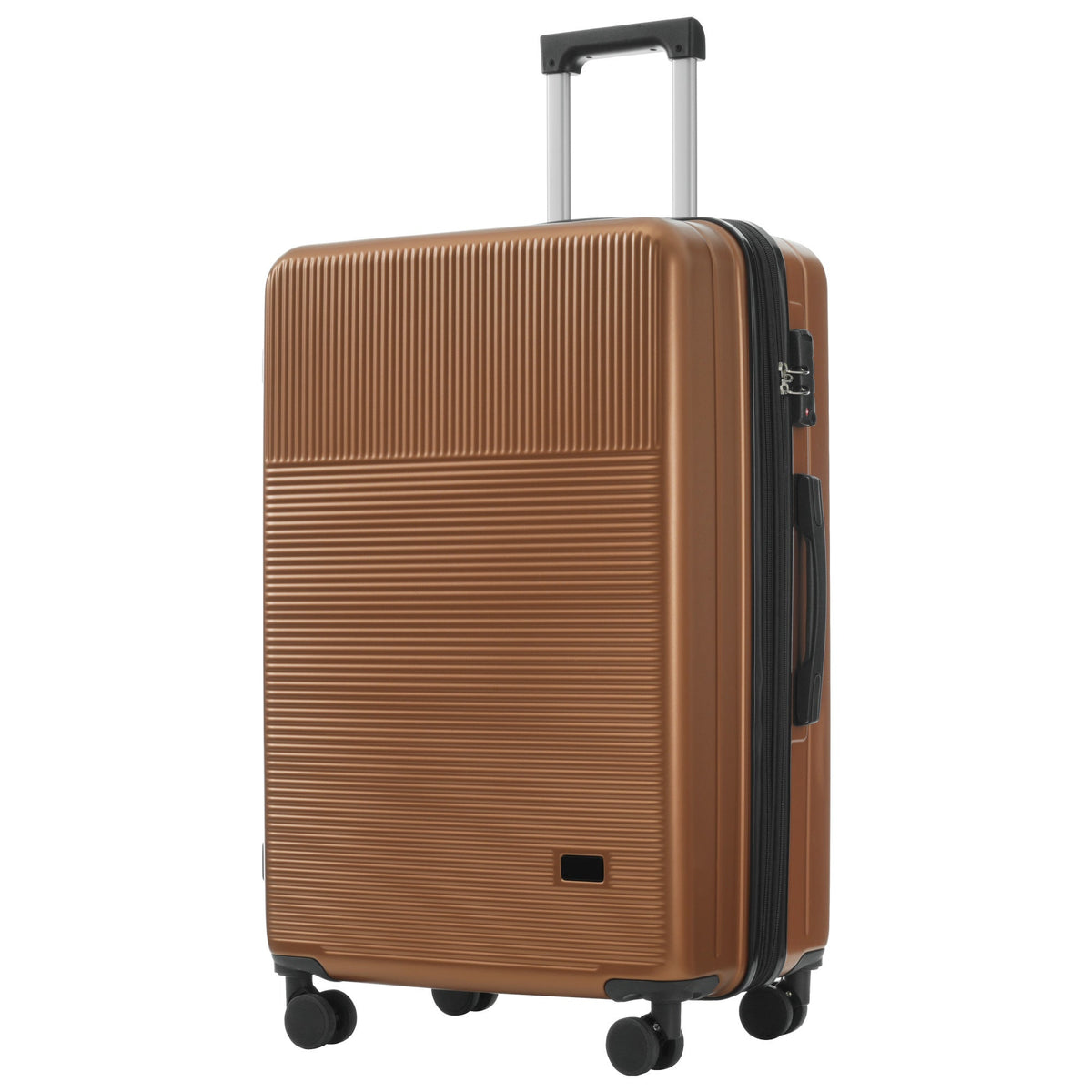 5-Piece ABS Hardshell Luggage Set with Half-Opening Cases and Double