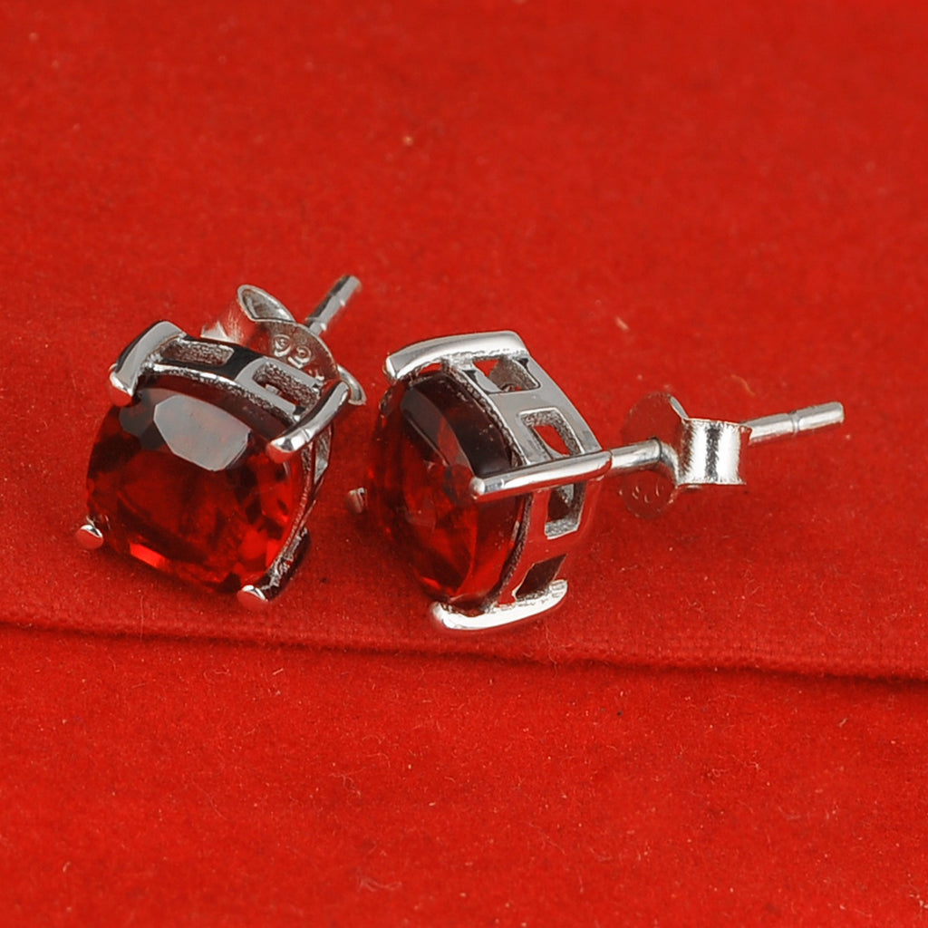 Dazzlers Birthstone Stud Earrings Sterling Silver