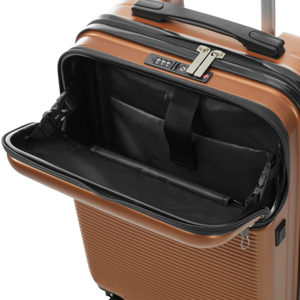 5-Piece ABS Hardshell Luggage Set with Half-Opening Cases and Double