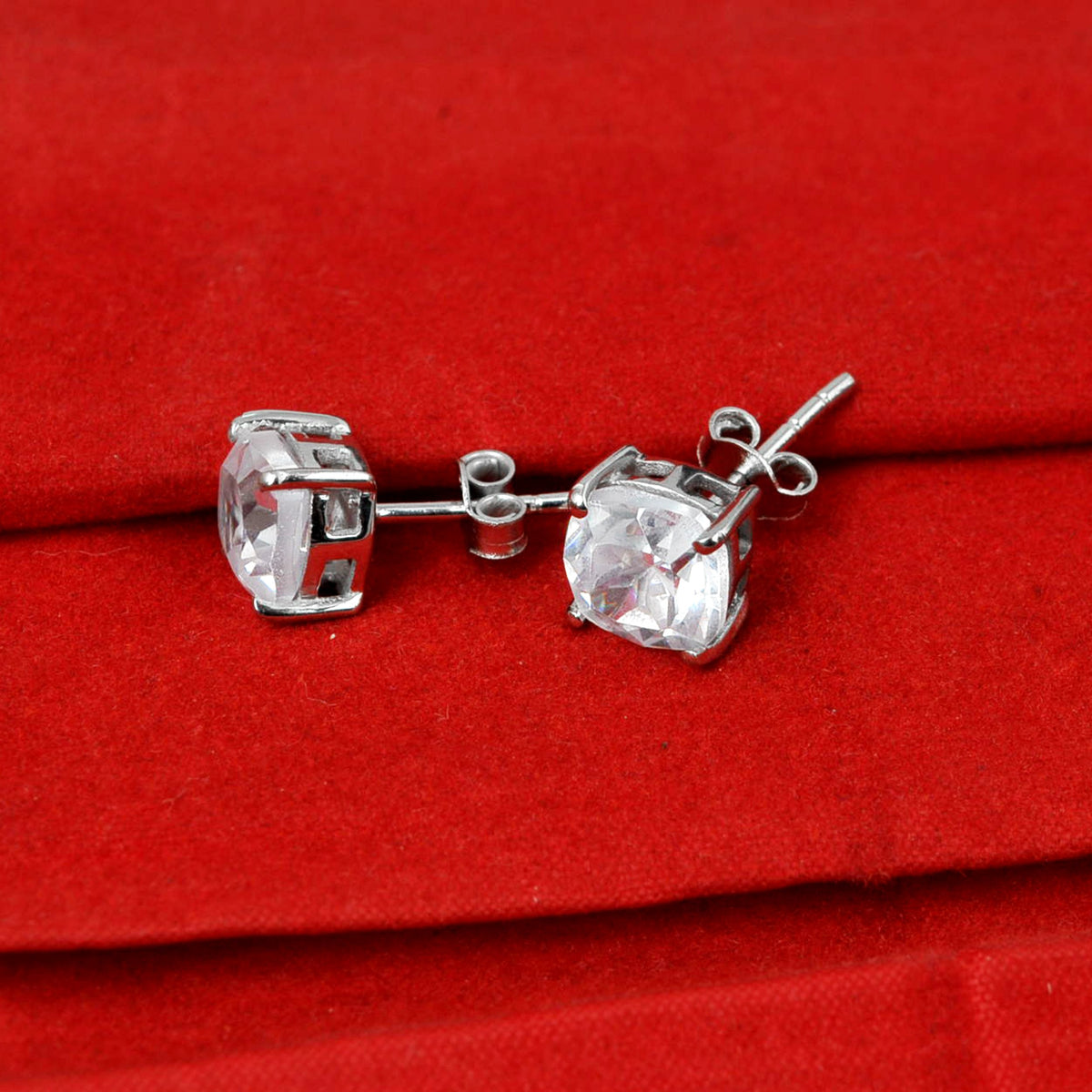 Dazzlers Birthstone Stud Earrings Sterling Silver