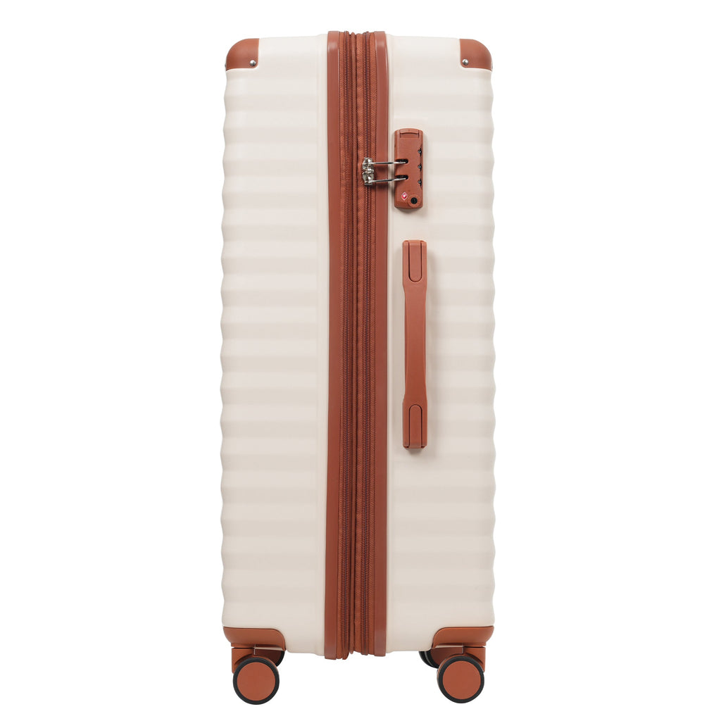 5-Piece ABS Hardshell Luggage Set with Front Opening, TSA Lock, USB
