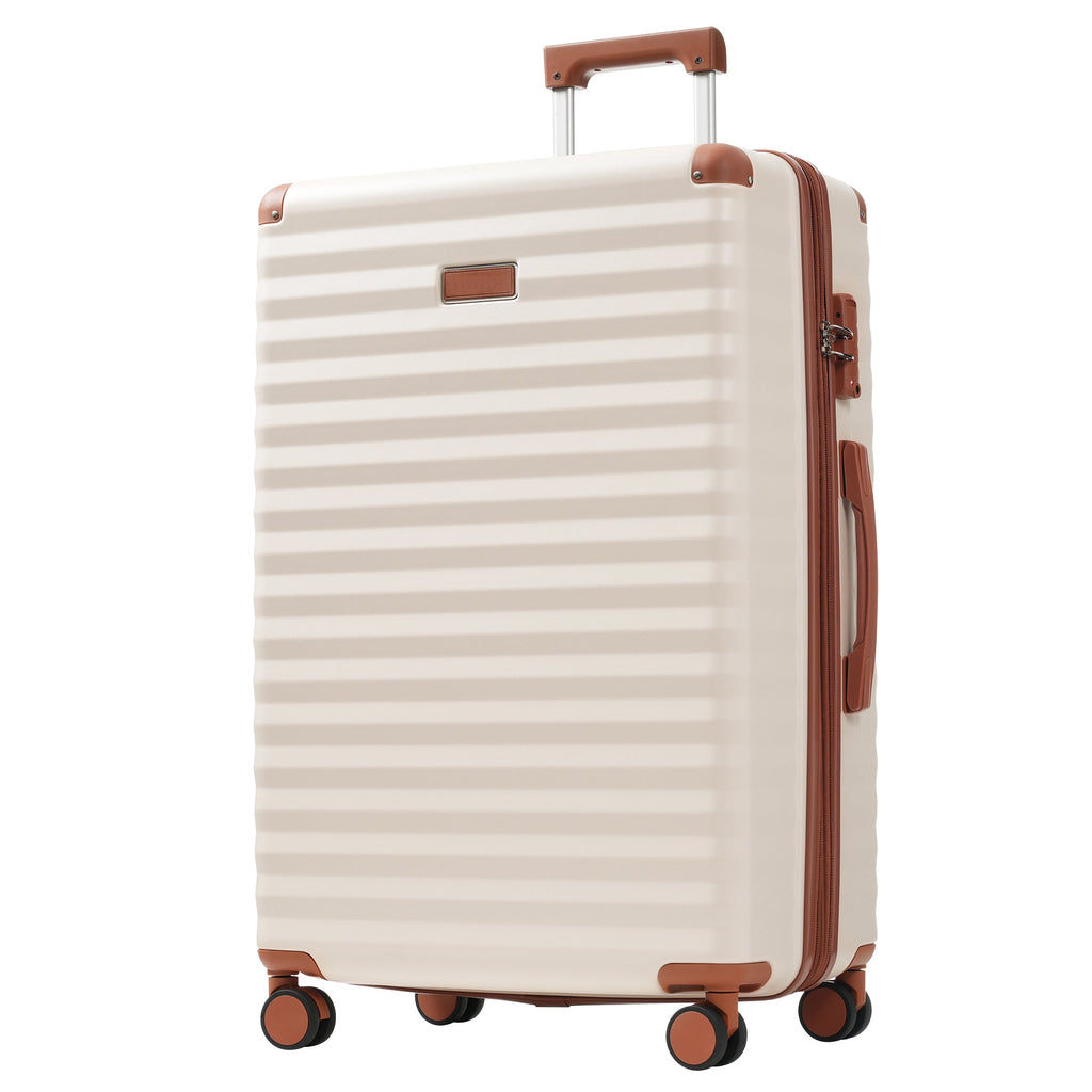 5-Piece ABS Hardshell Luggage Set with Front Opening, TSA Lock, USB
