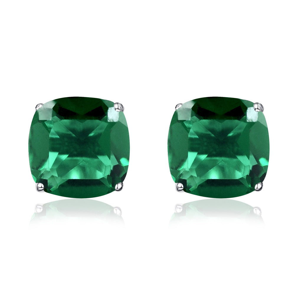 Dazzlers Birthstone Stud Earrings Sterling Silver