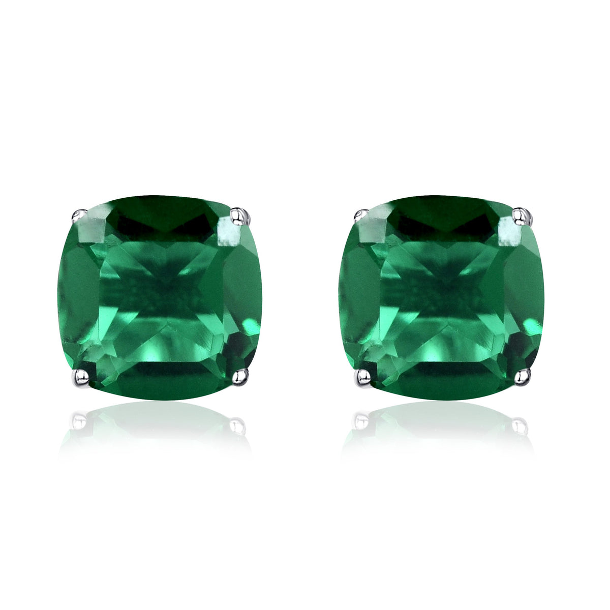 Dazzlers Birthstone Stud Earrings Sterling Silver