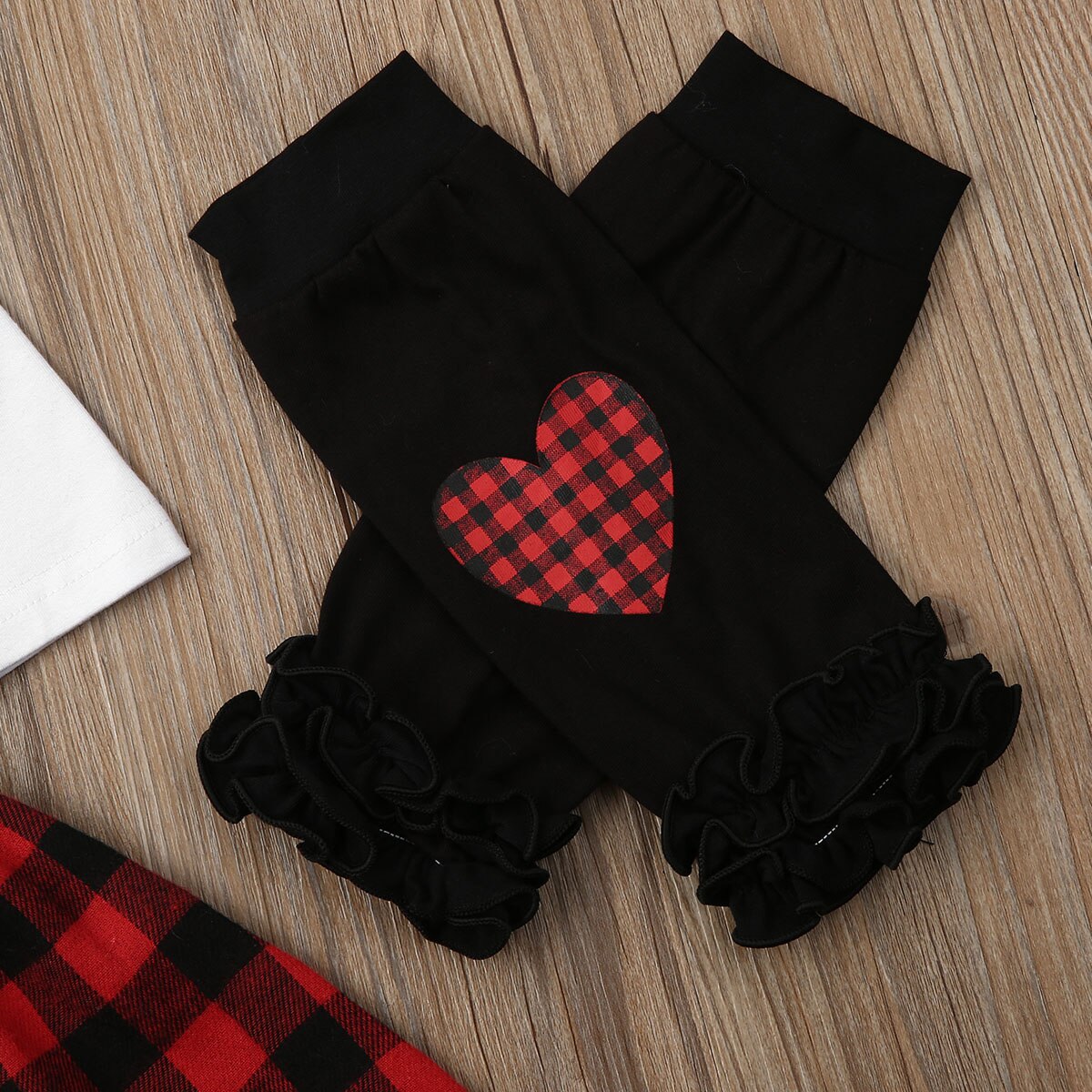 4PCS Newborn Kids Baby Girls Xmas Clothes Sets