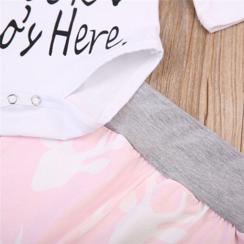 4PCS Toddler Kids Baby Girl Clothes Set Tops T