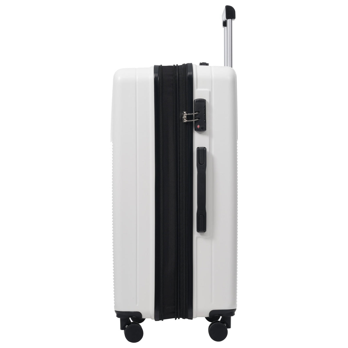 5-Piece ABS Hardshell Luggage Set with Half-Opening Cases and Double