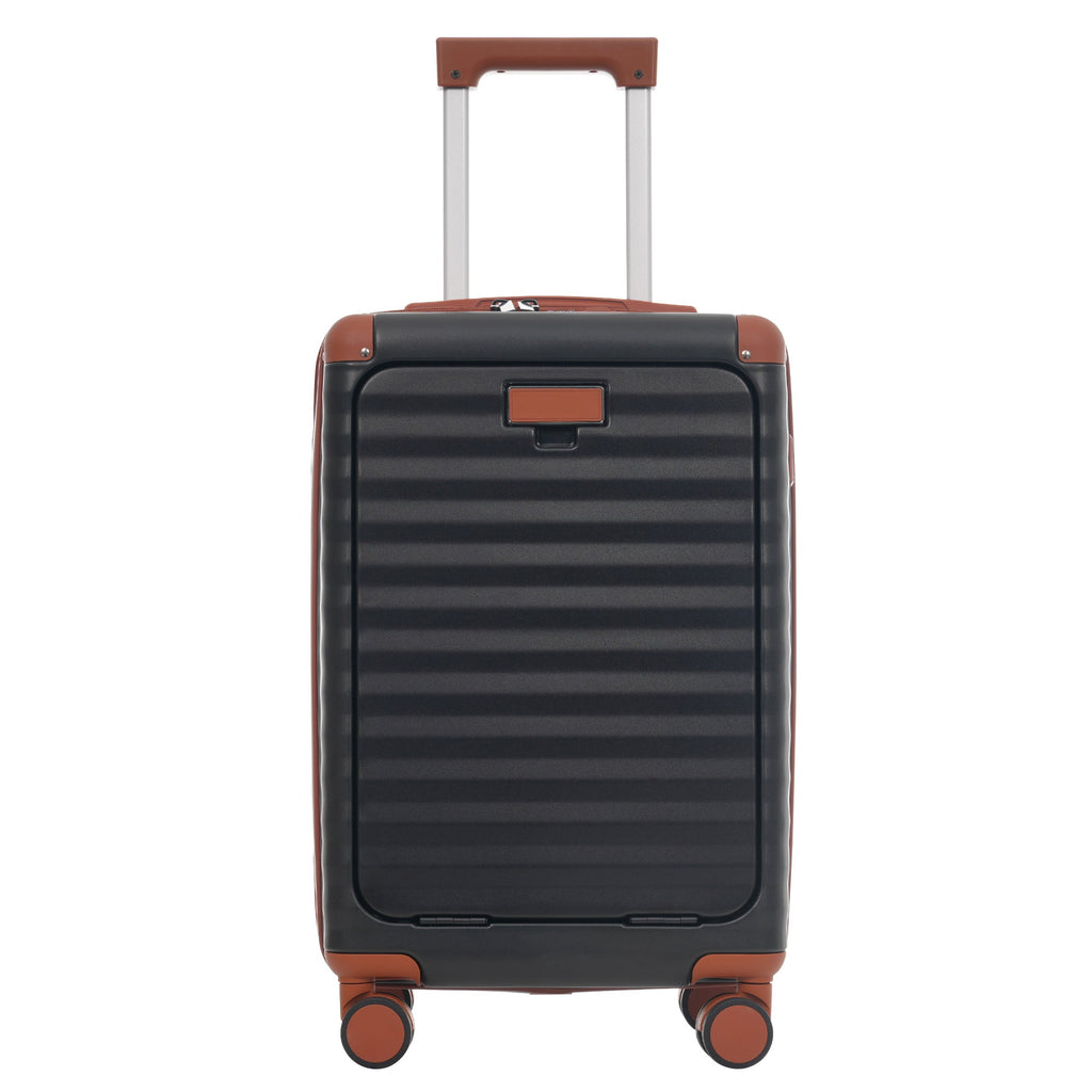 5-Piece ABS Hardshell Luggage Set with Front Opening, TSA Lock, USB