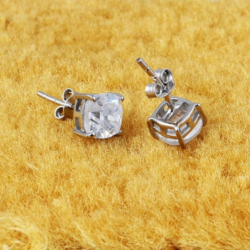 Dazzlers Birthstone Stud Earrings Sterling Silver
