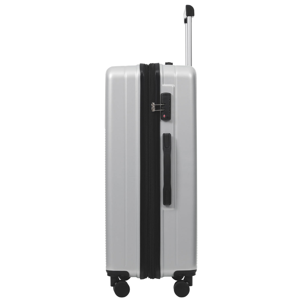 5-Piece ABS Hardshell Luggage Set with Half-Opening Cases and Double
