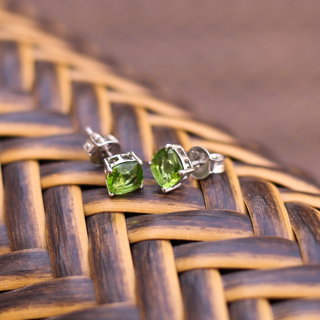 Dazzlers Birthstone Stud Earrings Sterling Silver