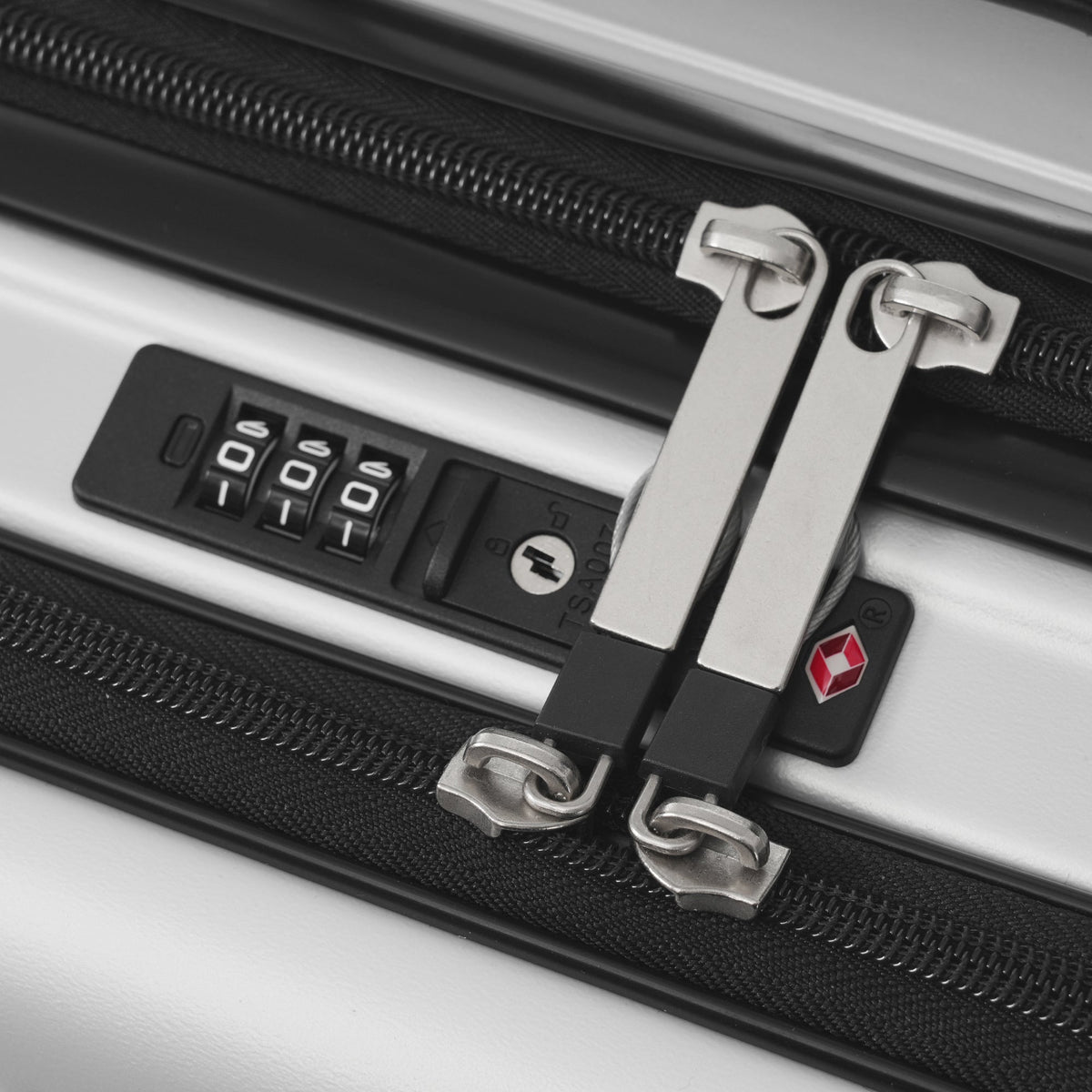 5-Piece ABS Hardshell Luggage Set with Half-Opening Cases and Double