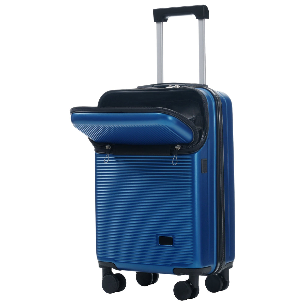 5-Piece ABS Hardshell Luggage Set with Half-Opening Cases and Double