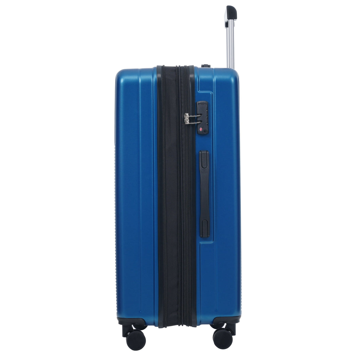 5-Piece ABS Hardshell Luggage Set with Half-Opening Cases and Double
