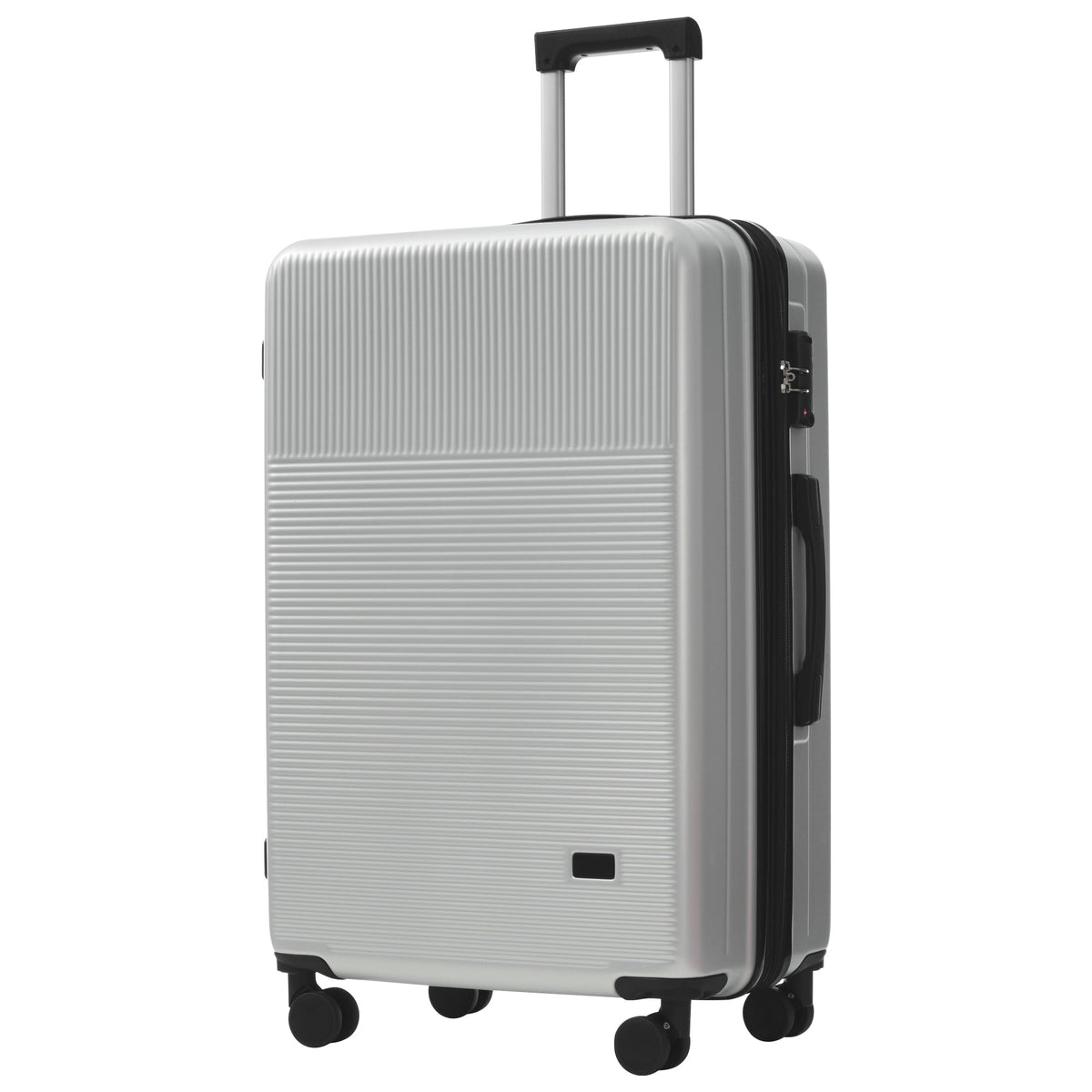 5-Piece ABS Hardshell Luggage Set with Half-Opening Cases and Double
