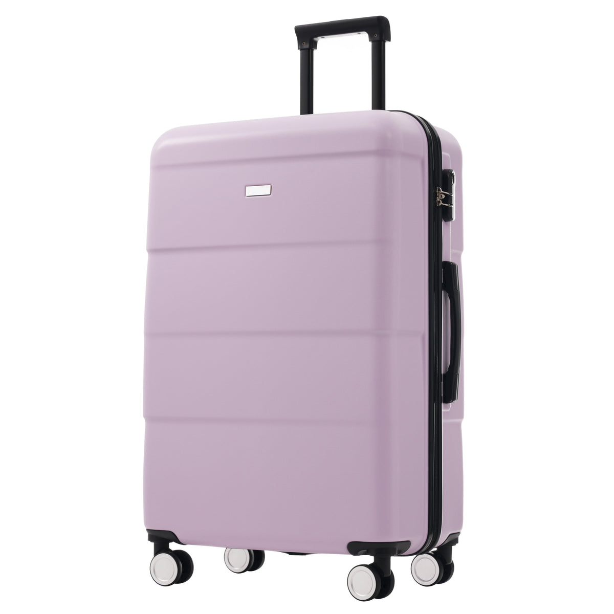 3-Piece ABS Hardshell Luggage Set with Password Lock, Spinner Wheels