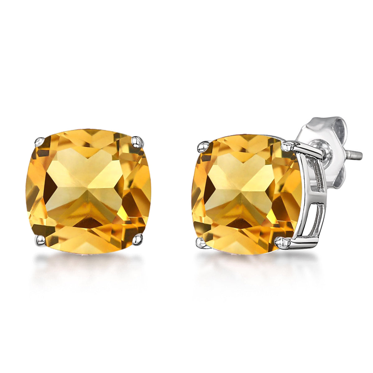 Dazzlers Birthstone Stud Earrings Sterling Silver