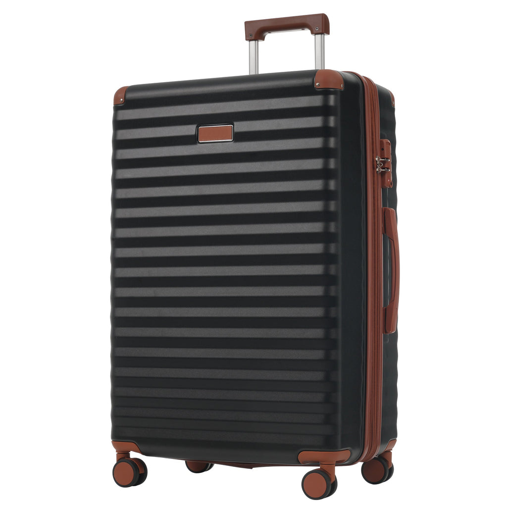 5-Piece ABS Hardshell Luggage Set with Front Opening, TSA Lock, USB