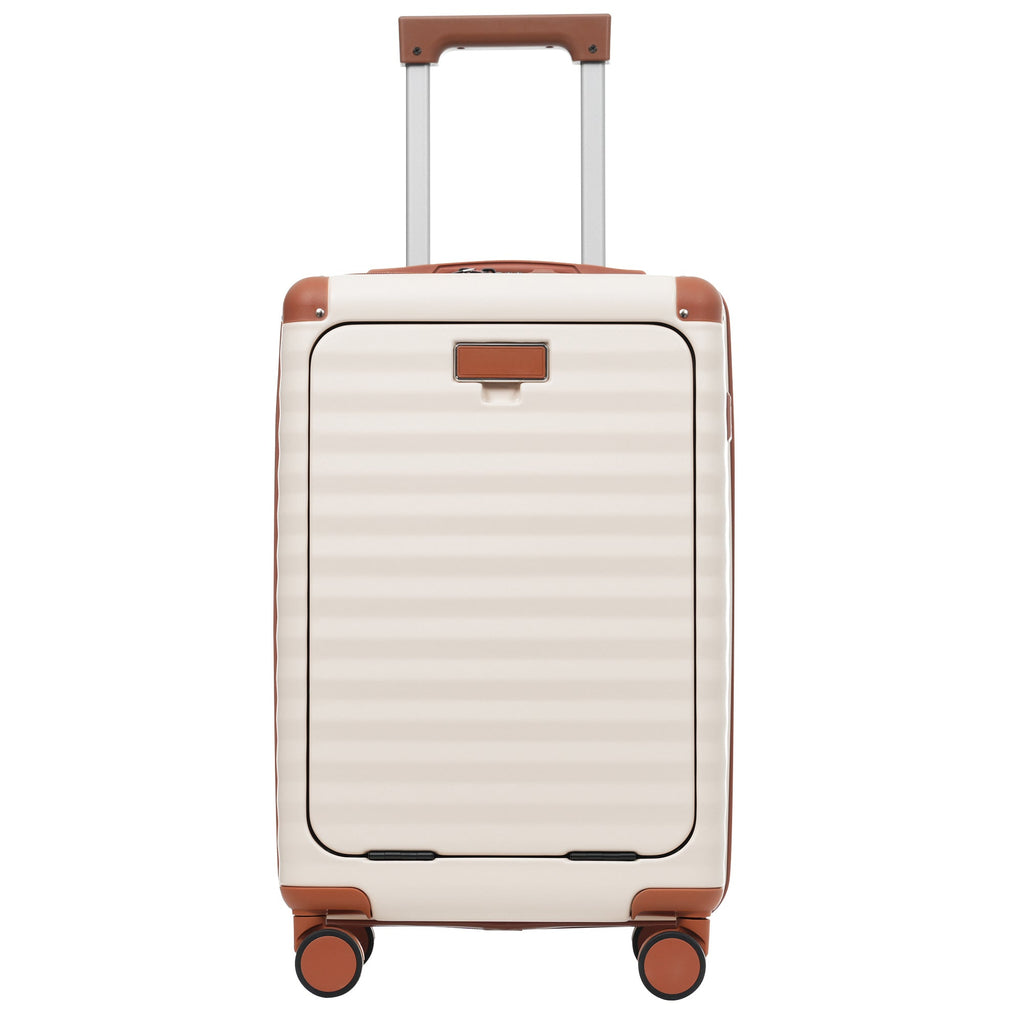 5-Piece ABS Hardshell Luggage Set with Front Opening, TSA Lock, USB