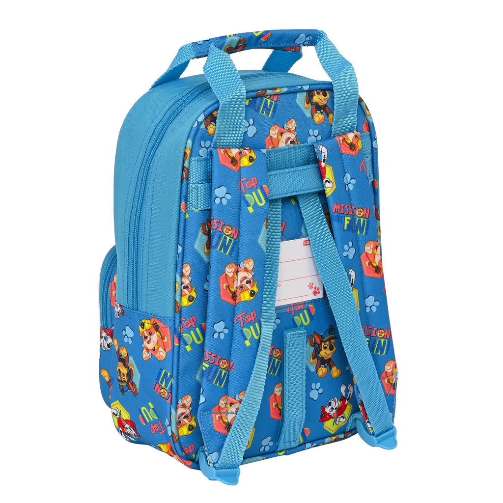 School Bag The Paw Patrol Friendship Blue (20 x 28 x 8 cm)