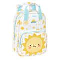 School Bag Safta Solete White Yellow (20 x 28 x 8 cm)